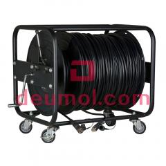 FUW-PUW with 9.2mm Bend Insensitive SMPTE & ARIB HDTV  Hybrid Fiber Camera Cable With Broadcast Cable Reel- 100M