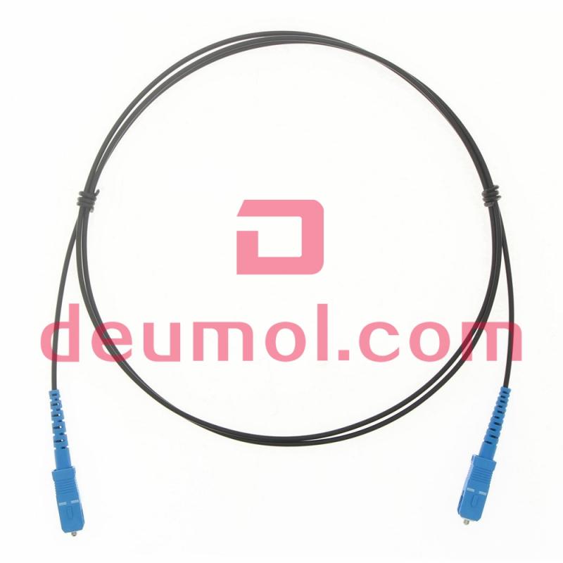 SC 1.0mm Plastic Optical Fiber Cable Assemblies, SC/SC POF Patch Cords, Simplex 0.5M