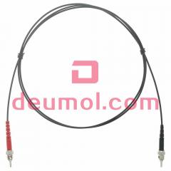 ST 1.0mm Plastic Optical Fiber Cable Assemblies, ST/ST POF Patch Cords, Simplex 1M