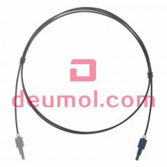 HFBR4503Z/HFBR-4513Z 1.0mm Plastic Optical Fiber Cable Assemblies, Versatile Link V-PIN POF Patch Cords, Simplex 0.5M