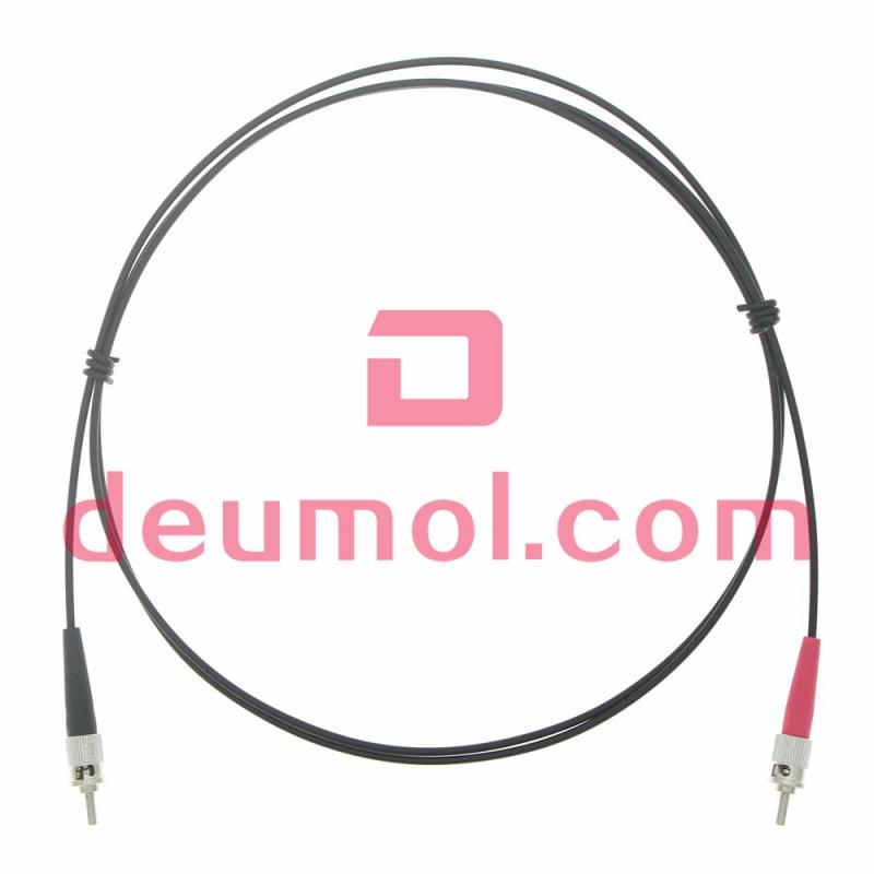 BFOC 980/1000um Plastic Optical Fiber Cable Assemblies, BFOC POF Patch Cords, Simplex 0.5M