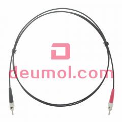 BFOC 980/1000um Plastic Optical Fiber Cable Assemblies, BFOC POF Patch Cords, Simplex 1M