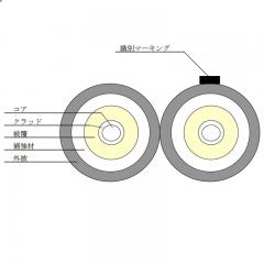 DCV-HC-20/07 Sumitomo H-PCF 200/230 Cable, 2 Core H-PCF Cable DCV-230